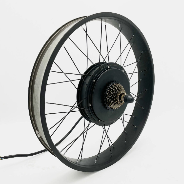 36-52V 1200-1800W Rear Fat Wheel ebike Conversion kit 20/24/26×4.0″ 175mm 190mm