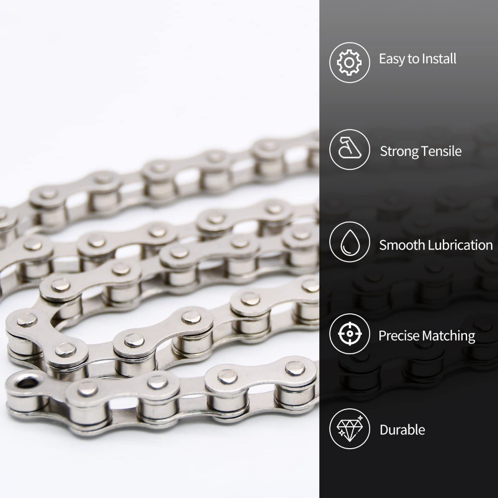 Single Speed Bike Chain, Bike Chain for Road Mountain Racing Cycling