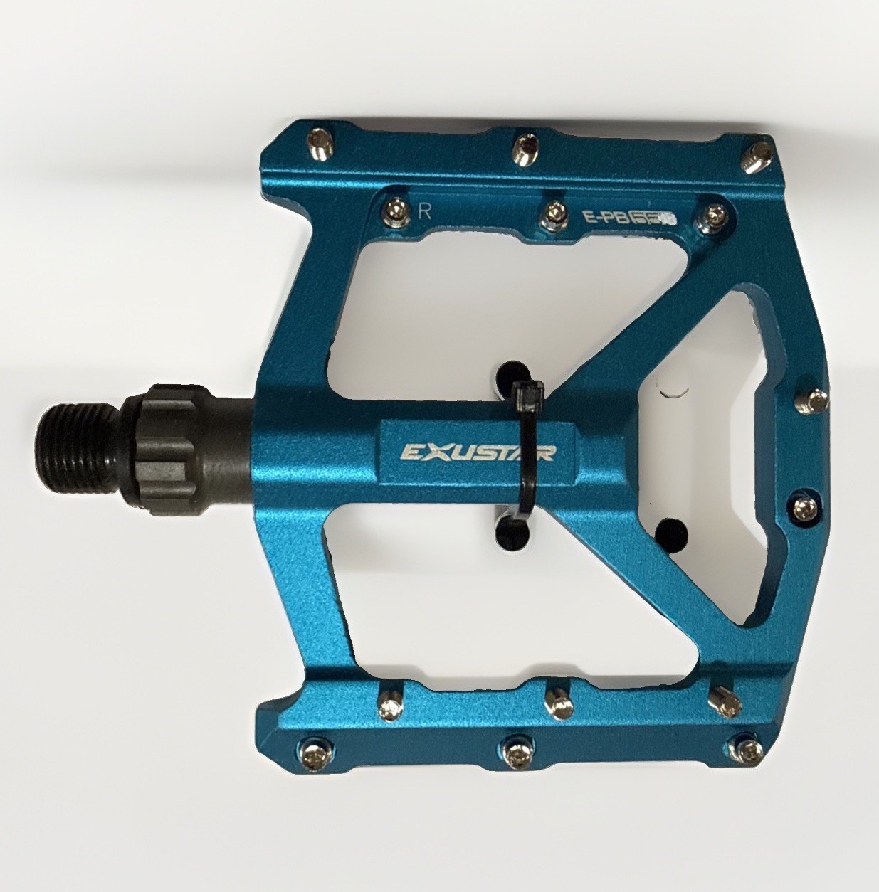 Exustar Pedals EPB557BL Turquoise Blue Aluminum 14oz/pr NIB NICE!