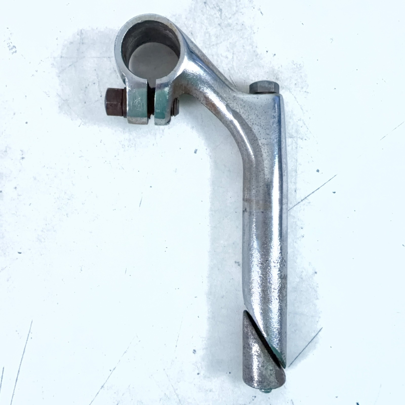 Vintage Schwinn High Rise Steel Bike Quill Stem, 60mm Reach Ø22.2-25.4