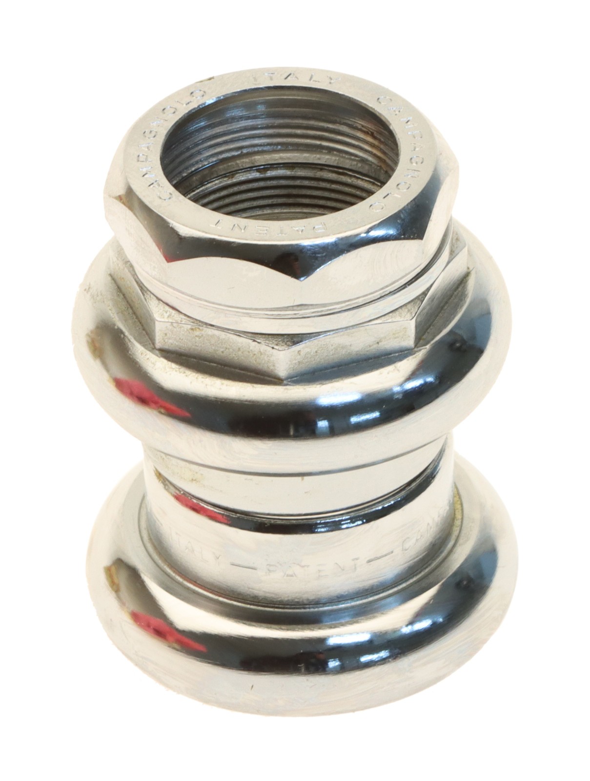 Campagnolo Nuovo Record Pista Headset 1″ Threaded Silver Italian Track NOS NEW
