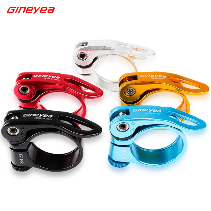 Gineyea Bicycle Quick Release Seatpost Clamp 27.2/28.6/30.4/31.8/34.9/30.9/31.6M