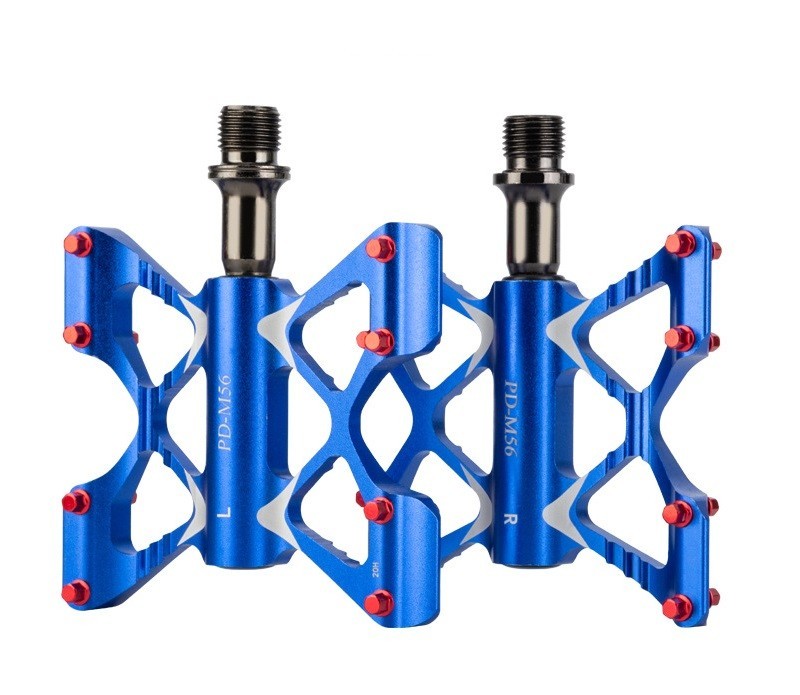 Aluminum Road MTB Mountain Bike XC Bicycle Pedal Butterfly 3 Bearing Flat Pedals