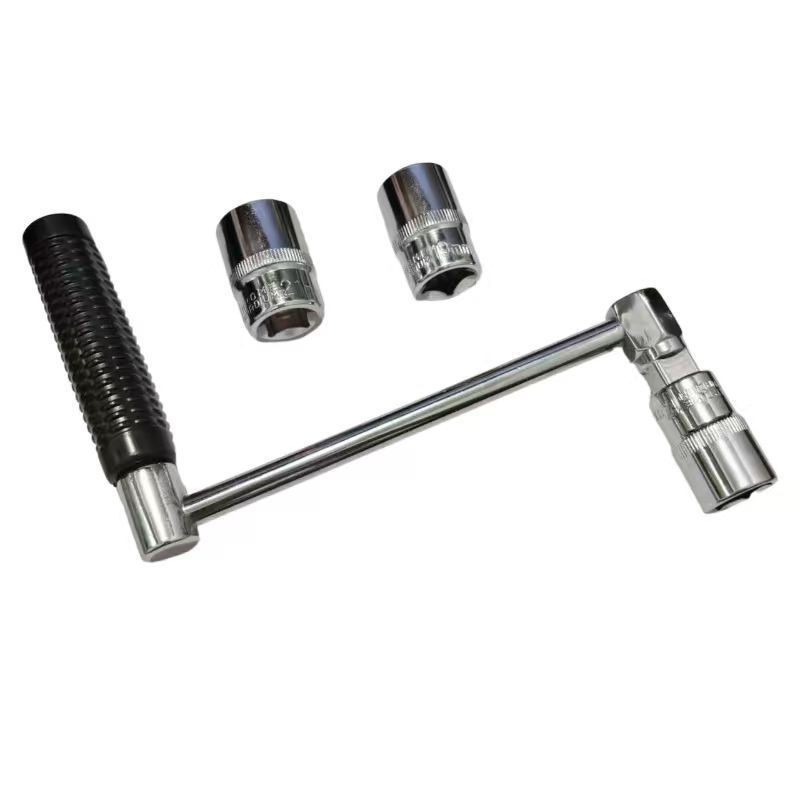 Hand Operated Power Wrench with 16:1 Gear Ratio and Black Silver Finish