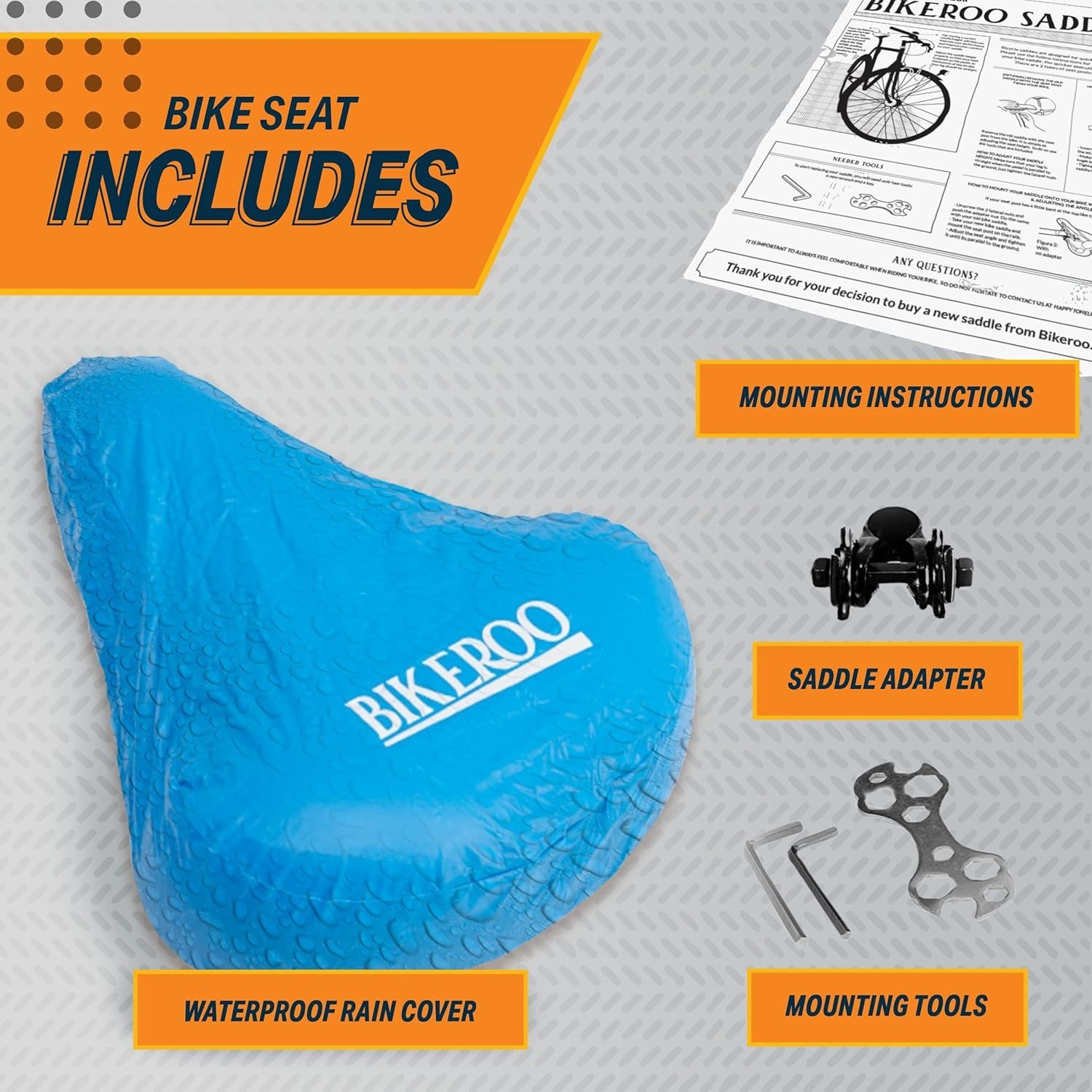 Comfort Saddle for Women & Men – Universal Fit Indoor & Outdoor Bicycles – Ce…