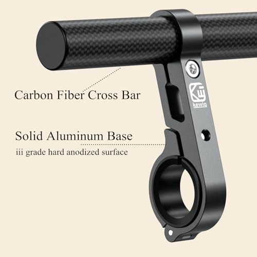 9.45» Long Carbon Fiber Handlebar Extender Extensions with Aluminum Alloy