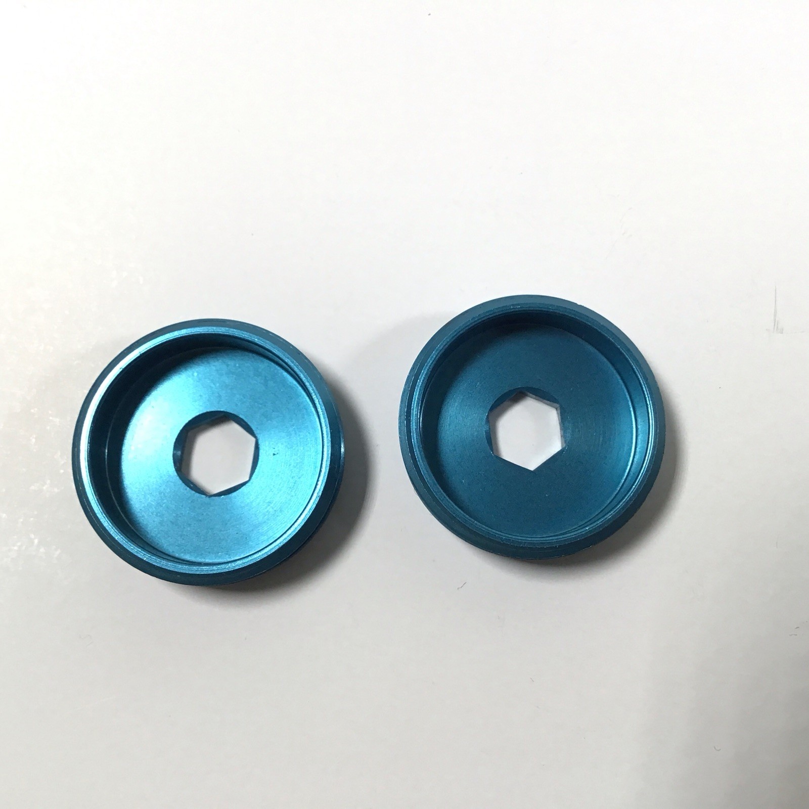 Vuelta Square Taper Crank Arm Dust Caps Blue NOS Vintage MTB Kooka Grafton Cook