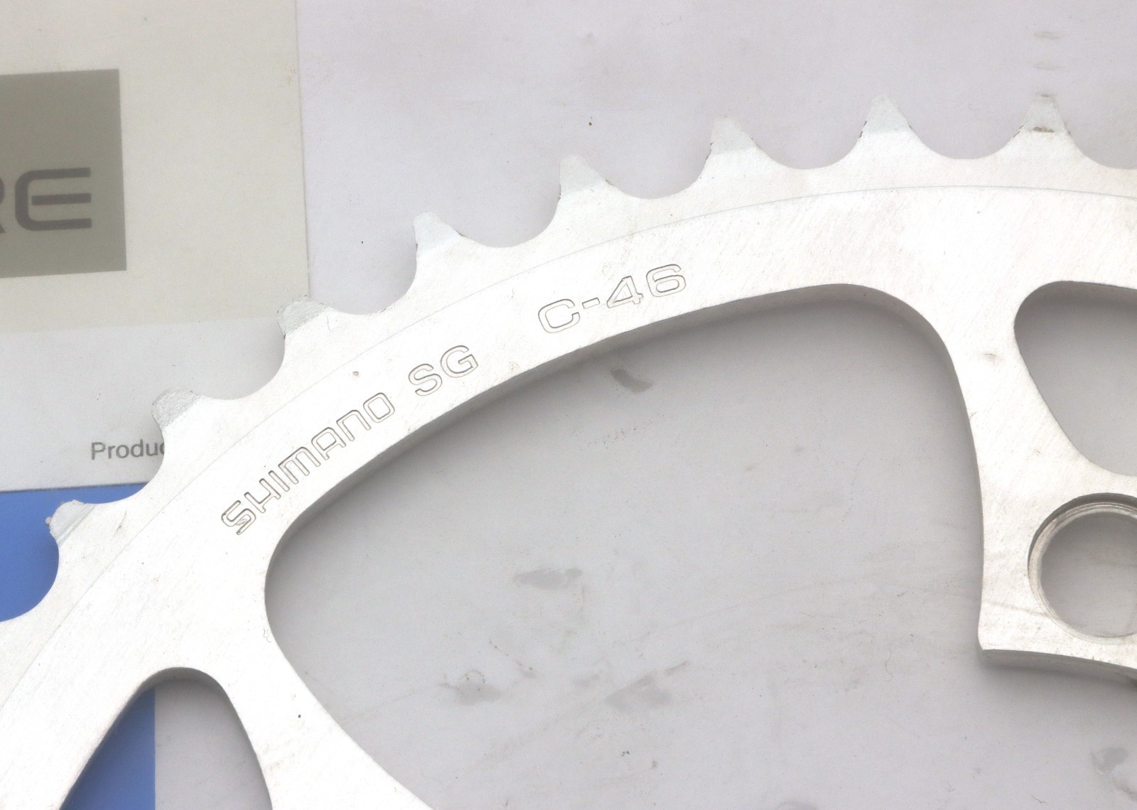 Shimano Deore XT SG Chainring 46T C 110 BCD 3X7 SPD Silver 5 Bolt NOS