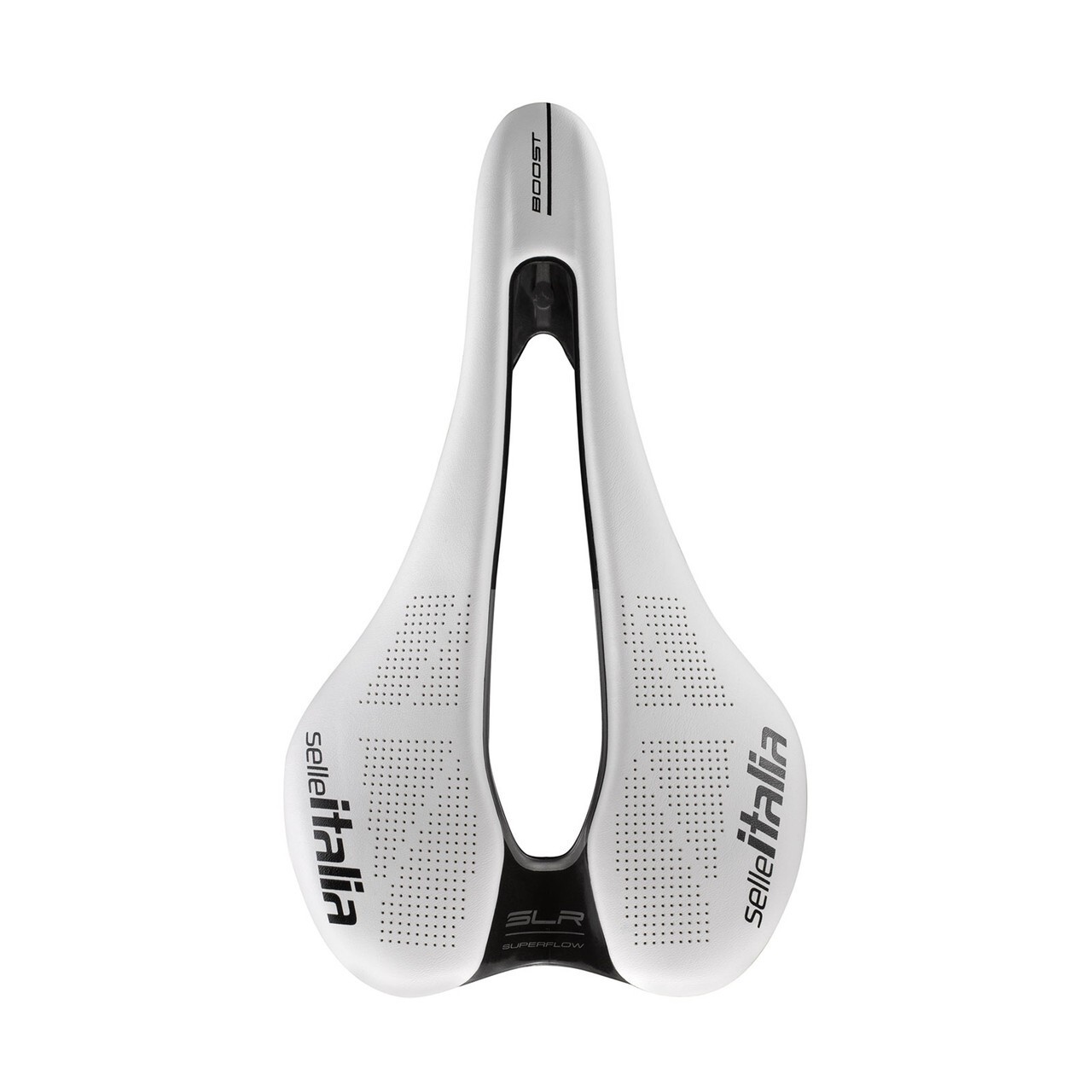 Selle Italia saddle SLR BOOST SUPERFLOW KIT CARBONIO L3 size WHITE carbon rails