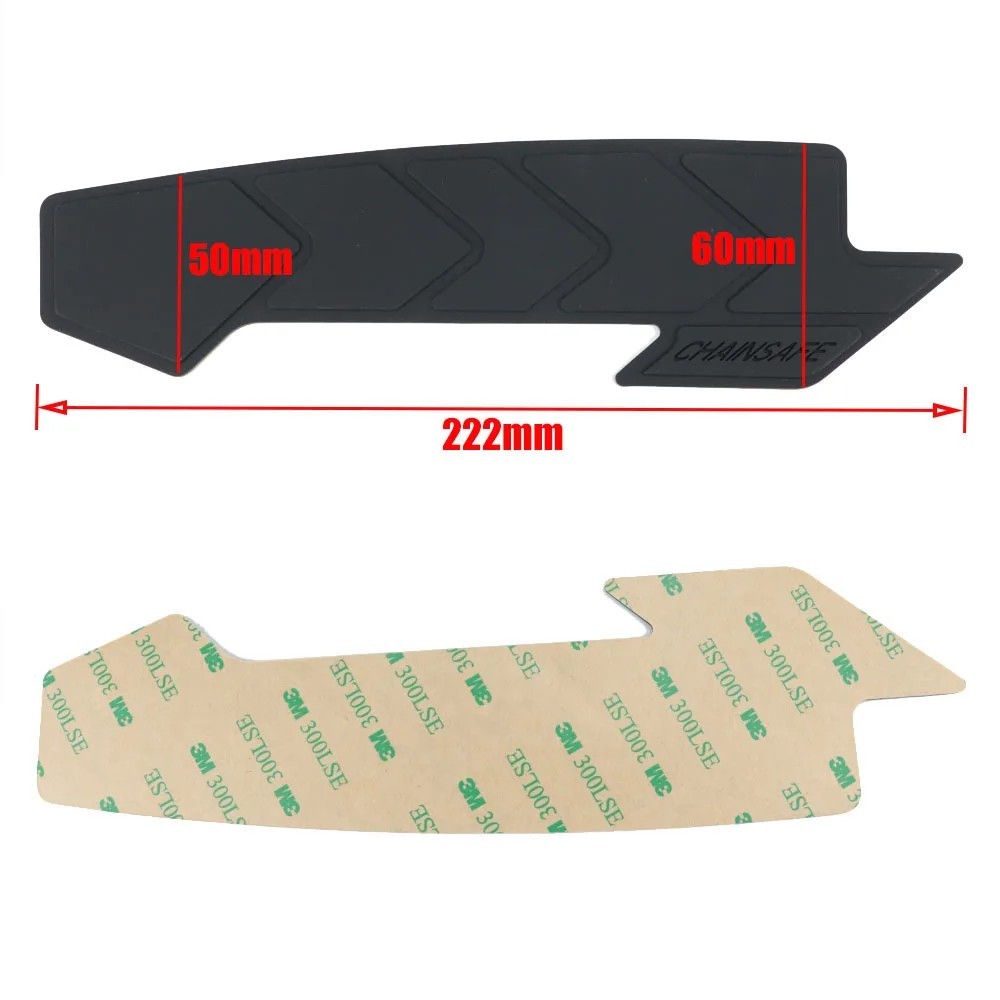 MTB Road Bike Chain Protector Silicone Chain Bicycle Frame Guards Self-Adhesive