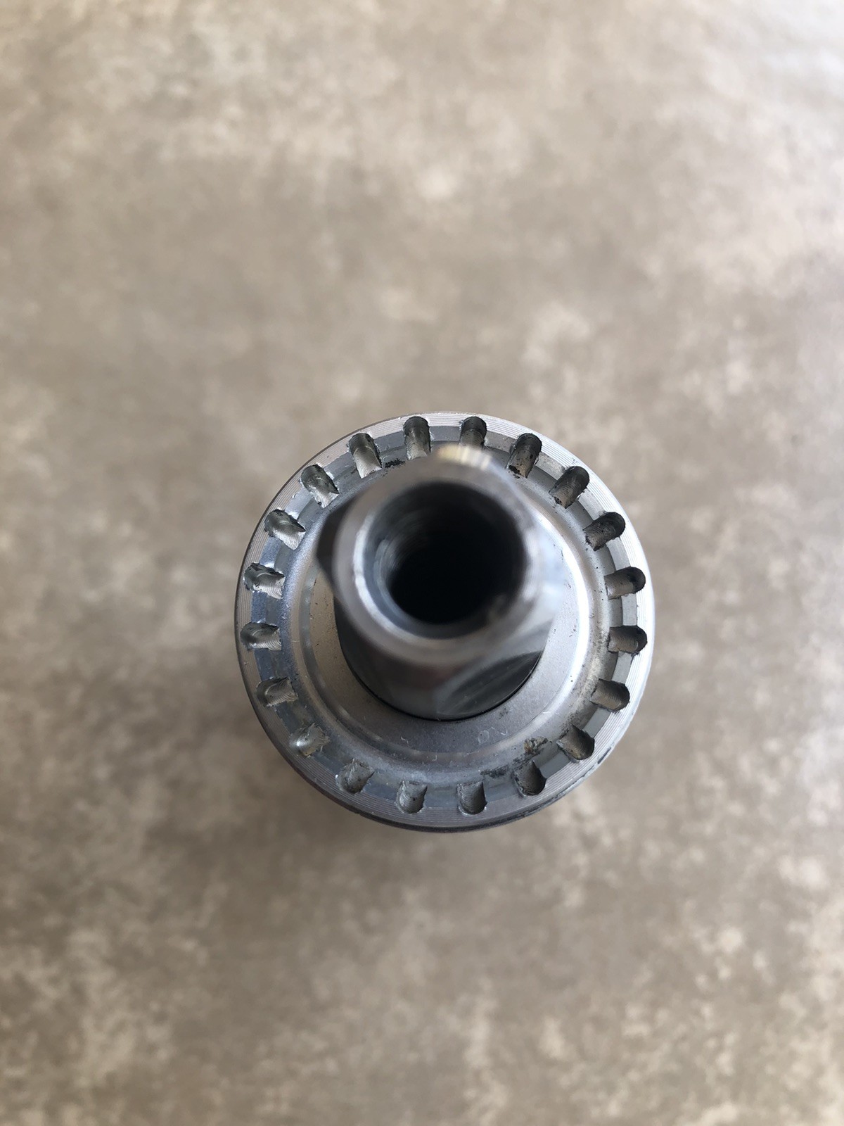 World Class Ti Bottom Bracket, 68 x 103 mm, Square Taper Titanium Great Shape