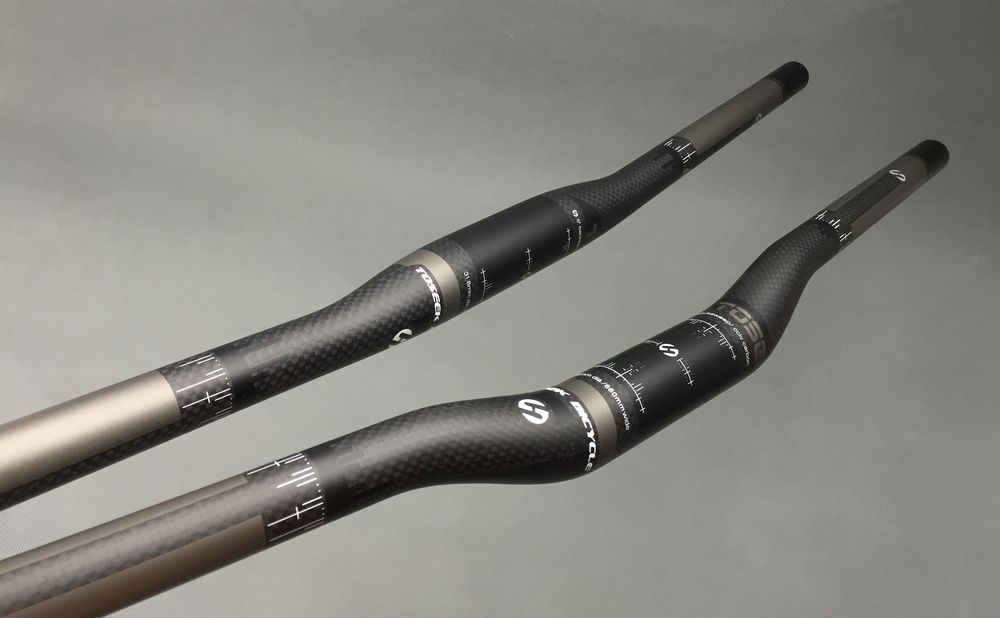 TOSEEK 3K Carbon Fiber Mountain Bike Flat Bar Riser Bar Handlebar 31.8*600-760mm