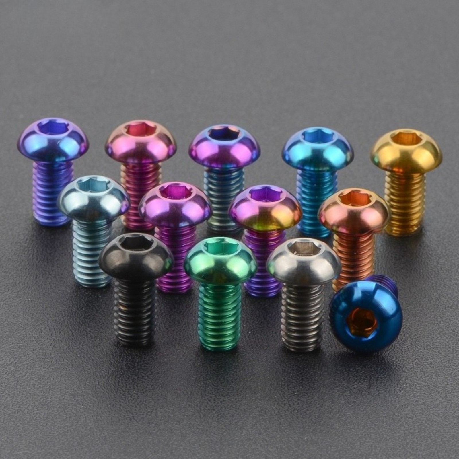 Titanium Bolt M5 M6x8/10/12/15/16/18/20/25/30mm Hex Head Screws Motorcycle Refit