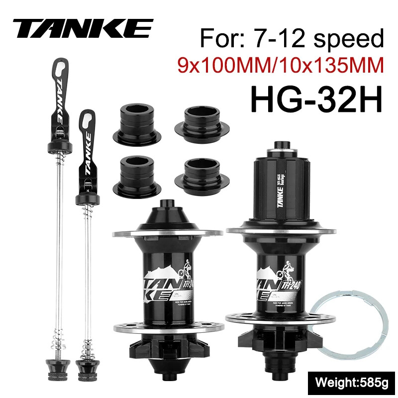 Mountain Bike Disc Brake Sealed Bearing Hub 6 Claw 108 Clicks 32H Quick Release