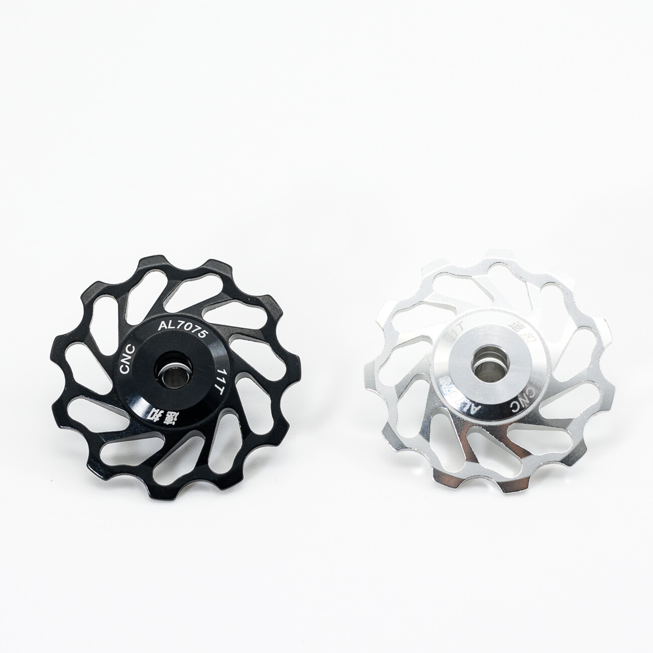 11T 7075 Aluminum alloy Rear Derailleur Pulleys Assy Washers Steel Bearing