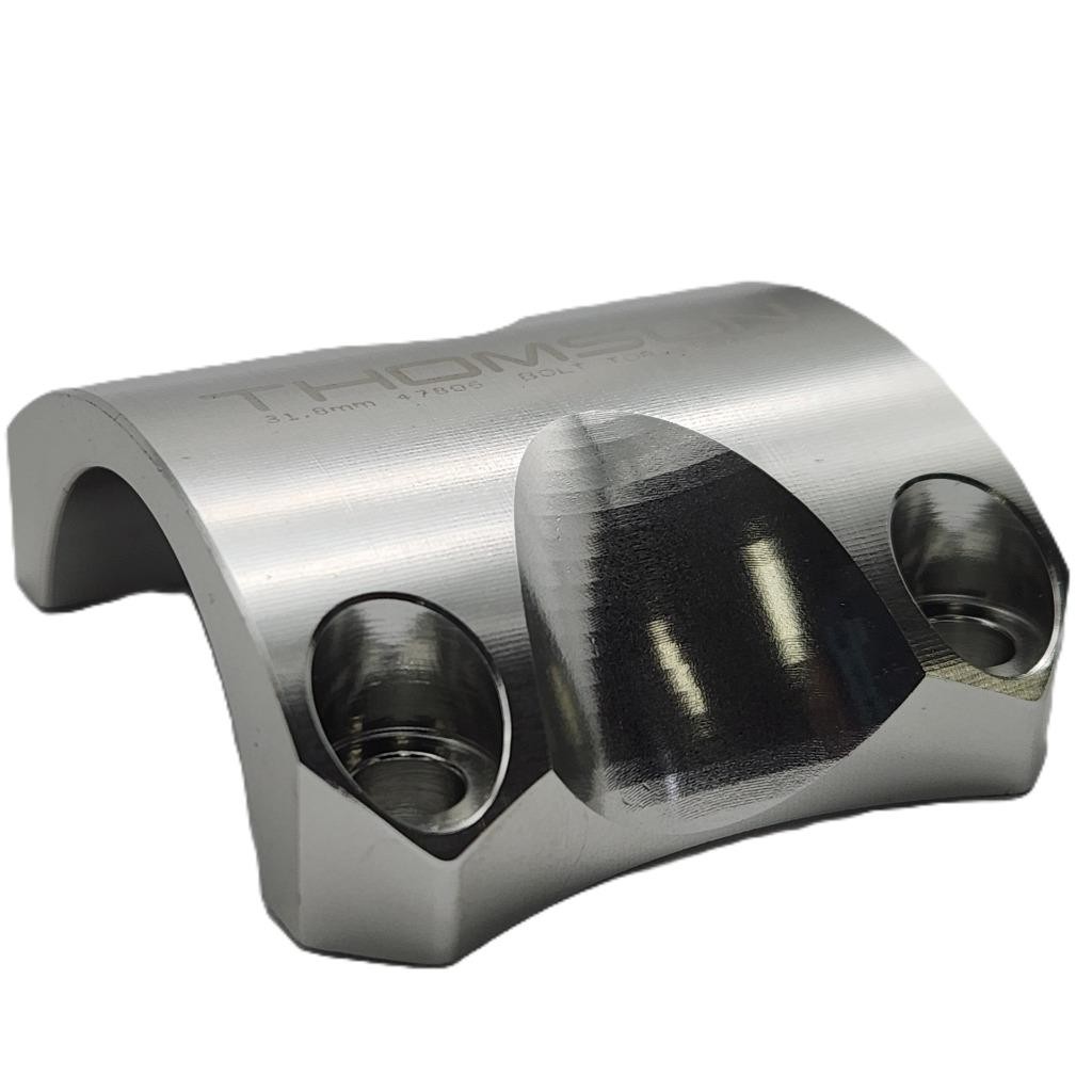 Thomson Elite X4 31.8mm Bar Clamp Replacement Faceplate for MTB Stem – SILVER