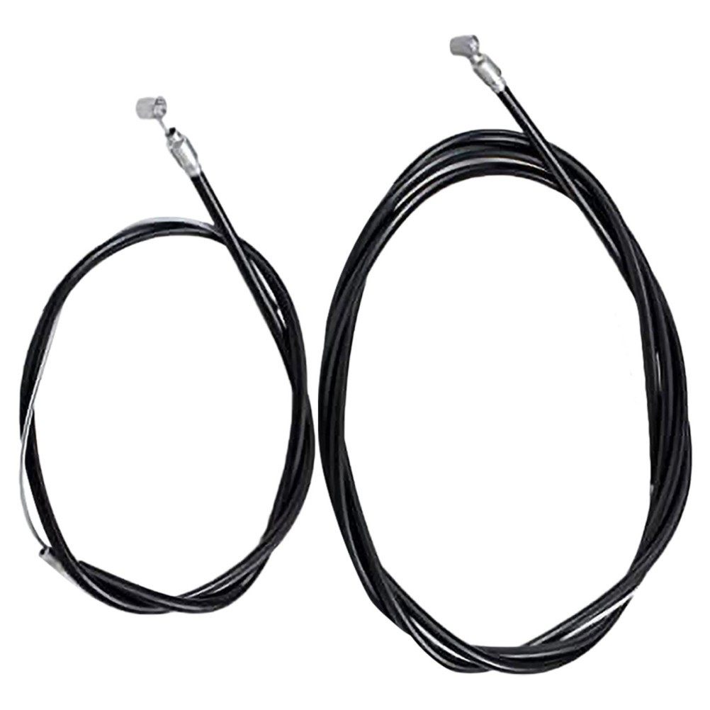 1 Set Black Bike Brake Cable Kit Durable PVC Stainless Steel Suitable for Bikes