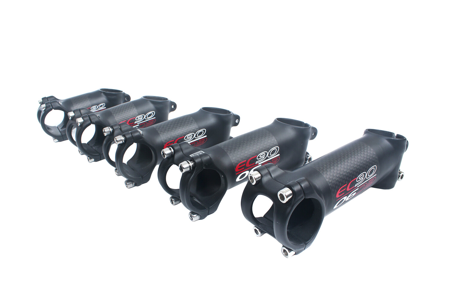 EC90 Road MTB 29er E-Bike Bicycle Carbon-coated Stem 17D 17-Degree 31.8mm 80mm