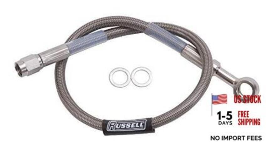 Russell 657032 Endura 10mm Banjo to Straight -3AN Brake 1 Count (Pack of 1)