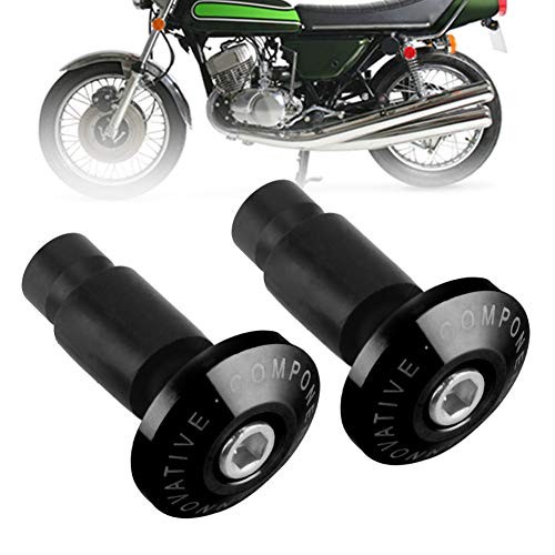 Motorcycle Handlebar End Slider Plug for Racing ATV Offroad 22mm 7/8inch Black