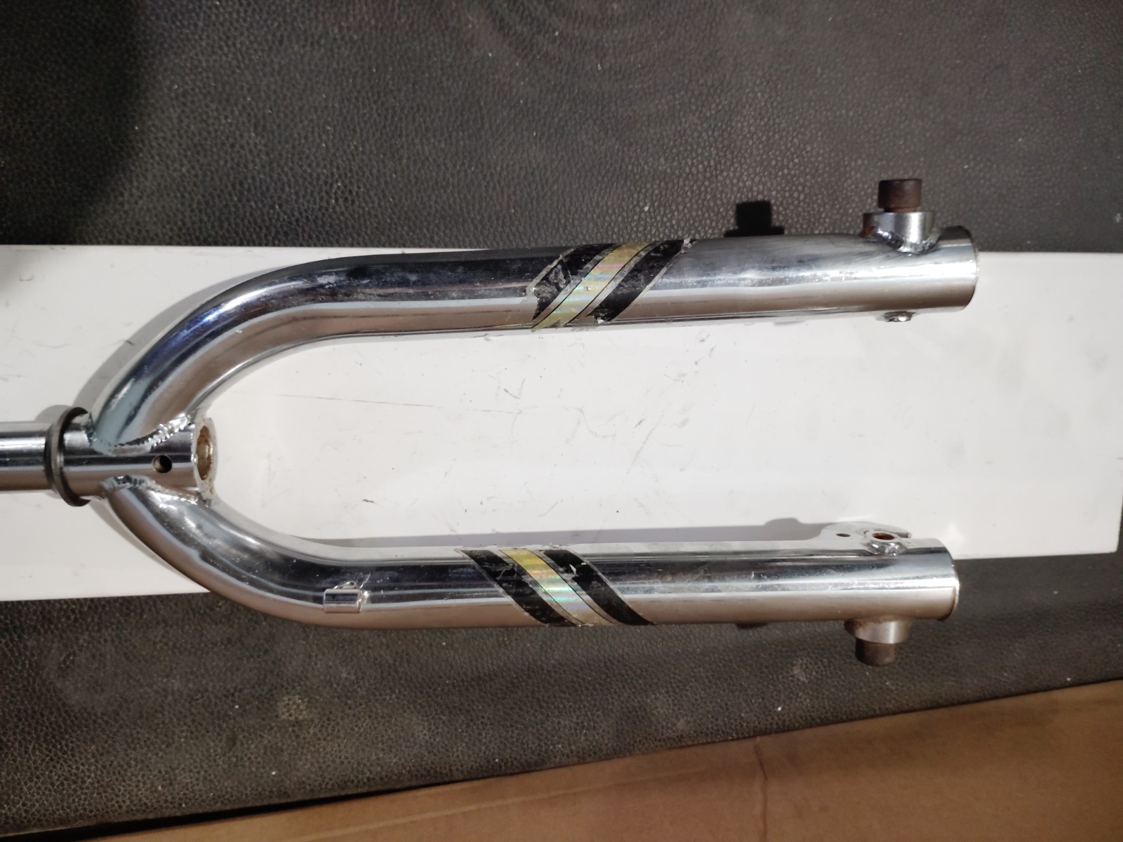 FREESTYLE FRONT FORKS 1″ THREADED 3/8″ AXLES