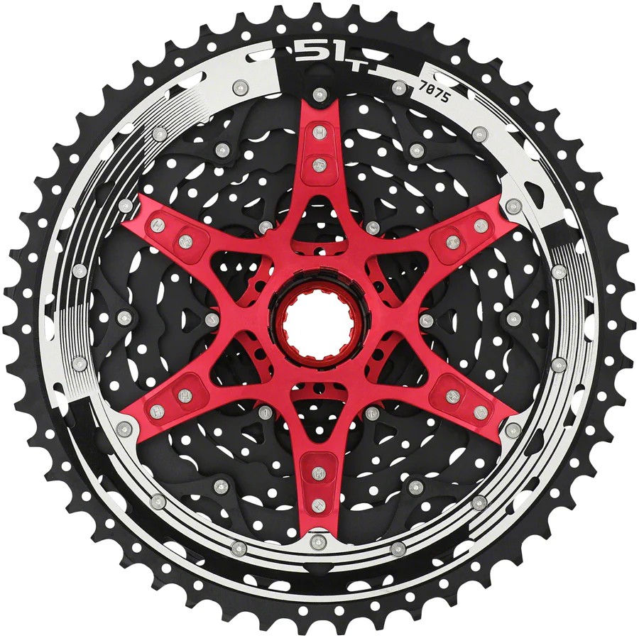 Sunrace CSMZ90 Cassette Black Chrome Speed 12 11-50T