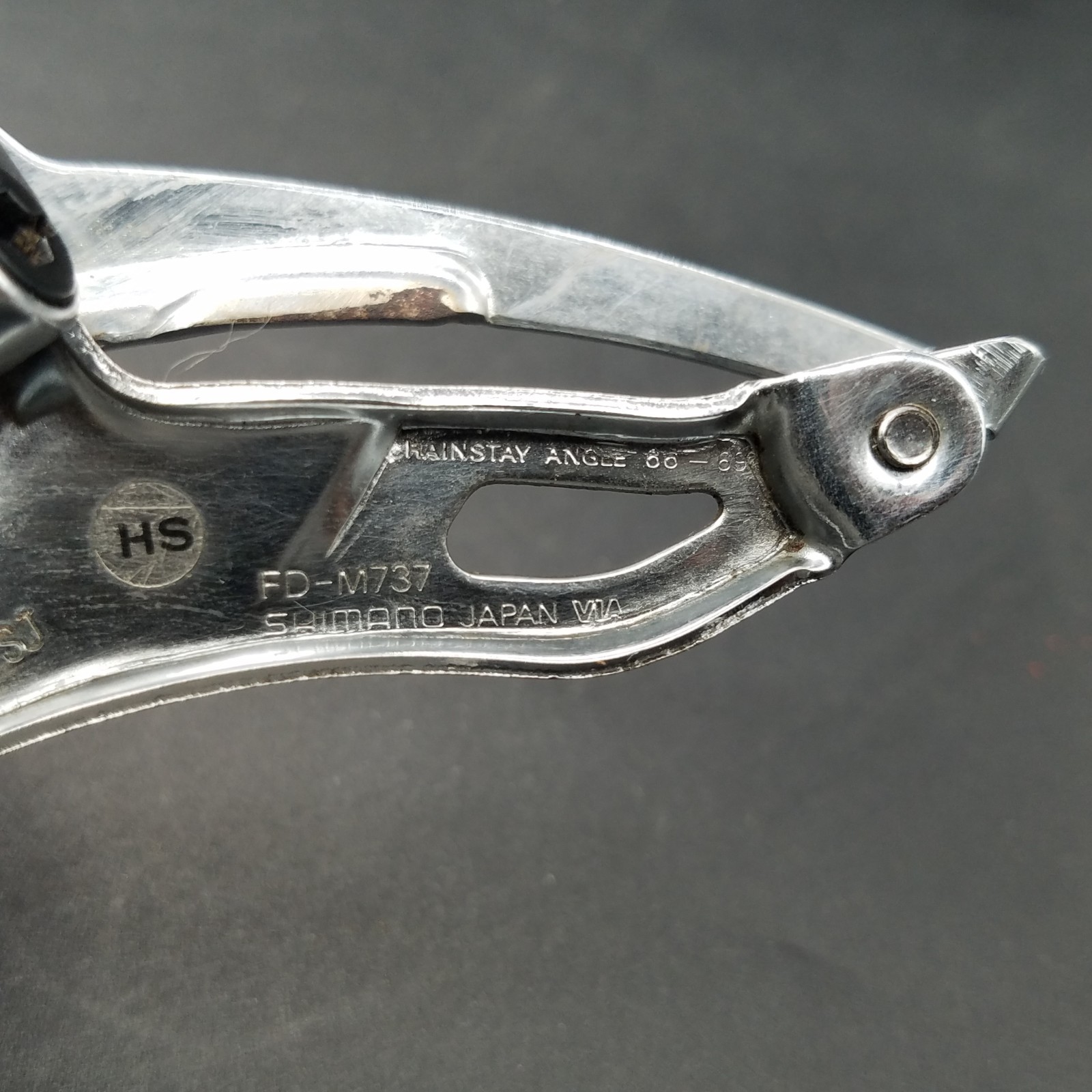 Shimano Deore XT FD-M737 3 x 8s MTB Front Derailleur Clamp-On 28.6mm Bottom Pull