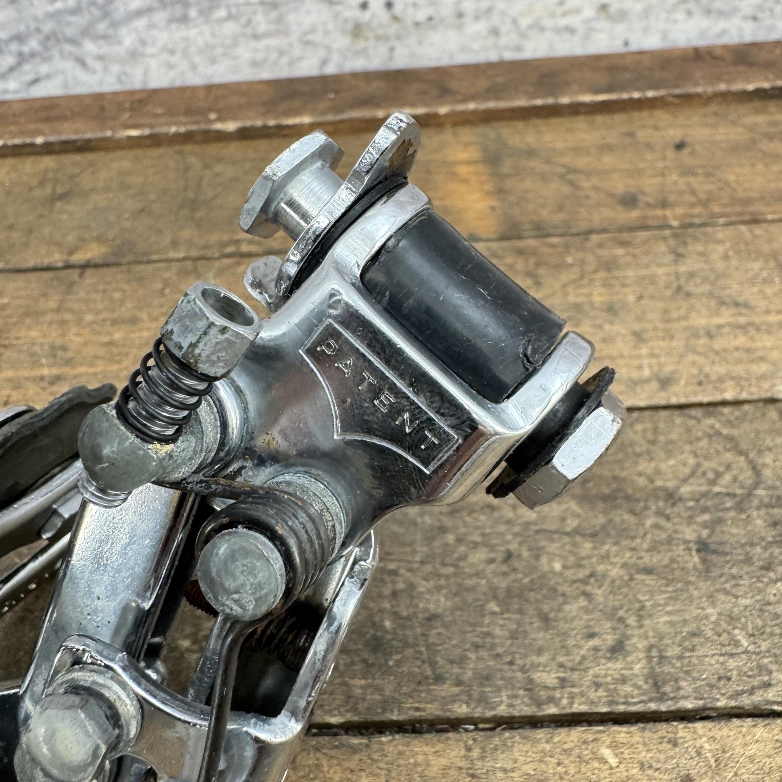 Vintage Campagnolo Gran Turismo Rear Derailleur Long Cage Silver Italy 390g