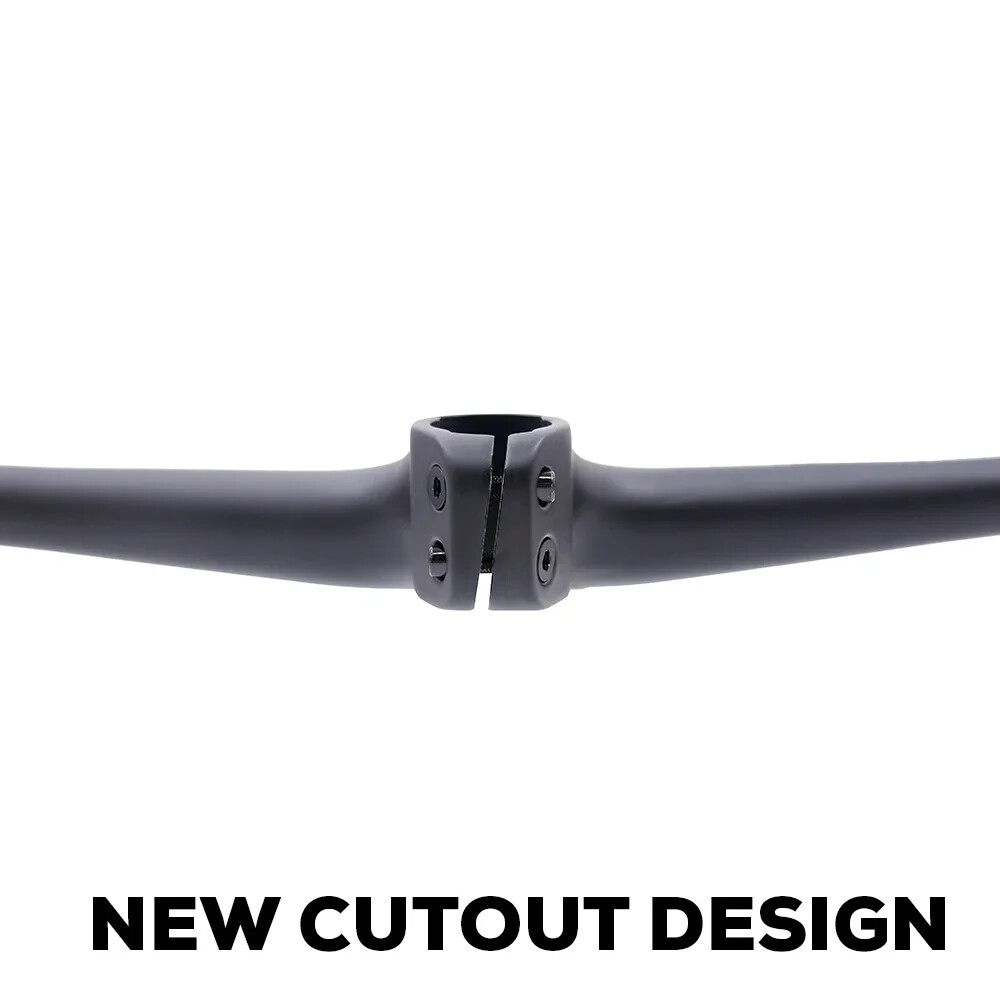 MTB Bicycle Full Carbon Integrated Handlebar and Stem 70/80/90*750mm 13 ° Degree