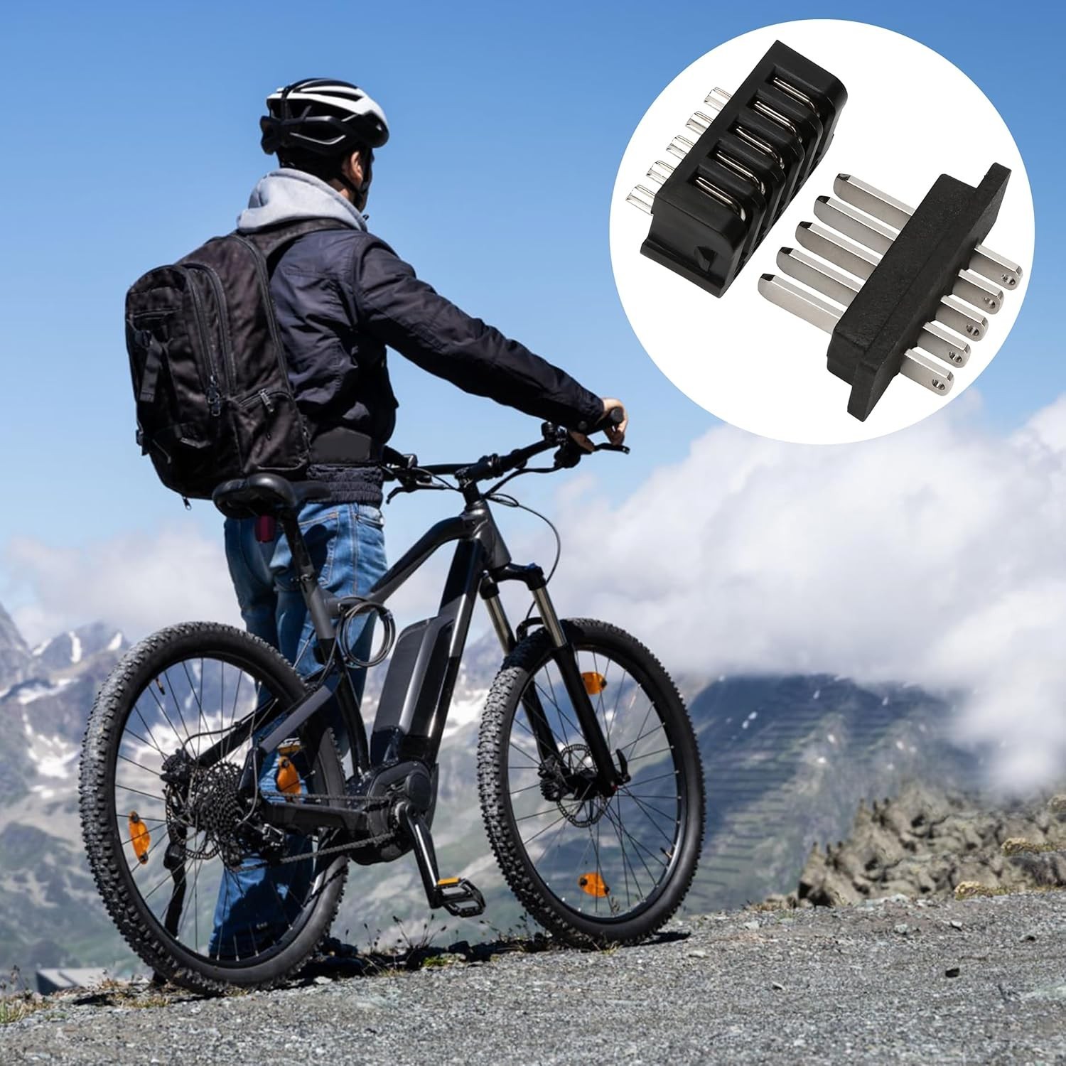 E-Bike Battery Power Discharge Connector – Compatible with Hailong 5 Pin Conn…