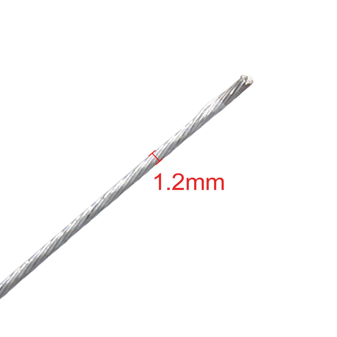 4 Pcs Bicycle Bike 1.2mm Dia Hand Front Brake Cable Wire 75cm