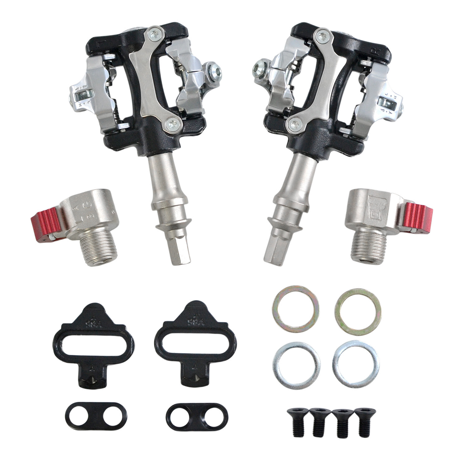Wellgo W01 QRD Quick Released Bearing 9/16″ Alloy Pedals , Black
