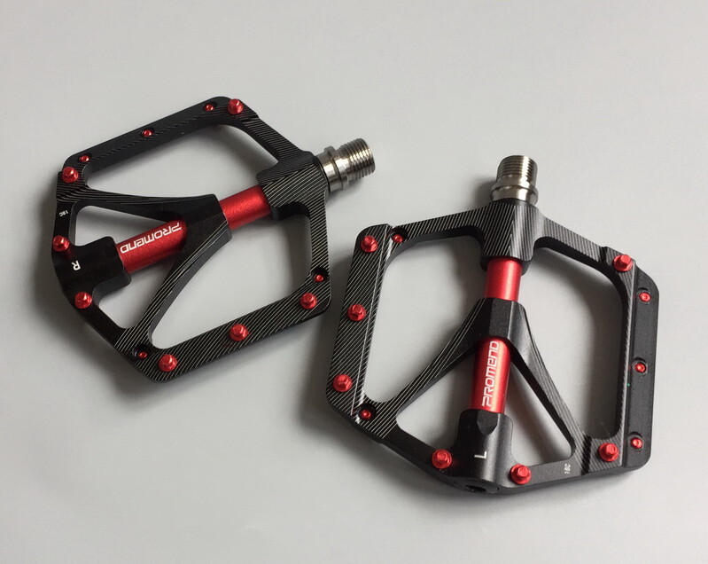 Aluminum titanum axle Road MTB Mountain Bike Bicycle Pedal Bearing Flat Pedals