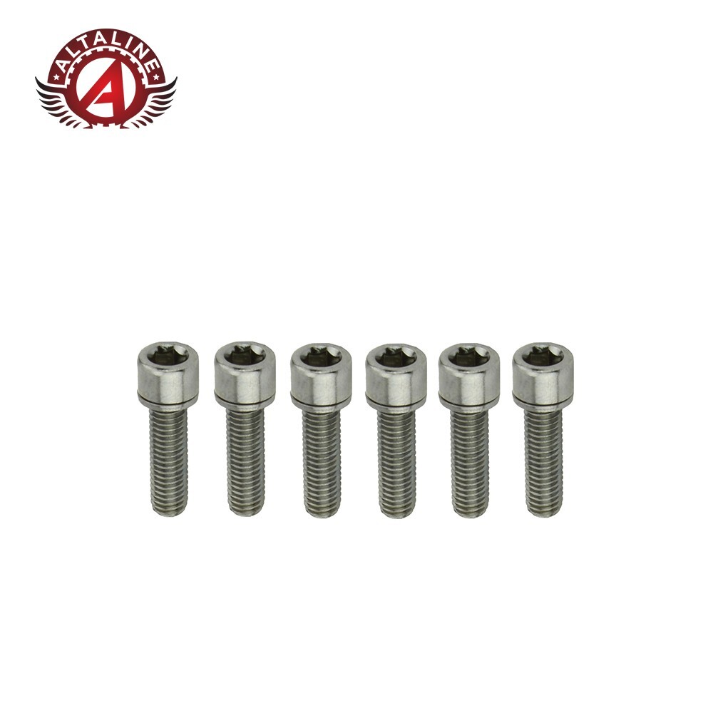 AltaLine Bicycle Stem Bolts 7091 Chrome.