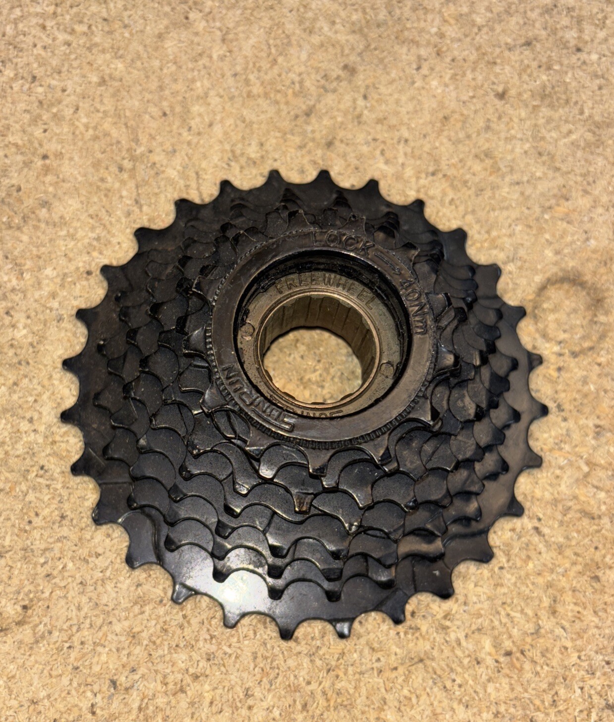 Sunrun 8 Speed Freewheel NOS 13-28 Black Steel- Mountain/Road/Gravel