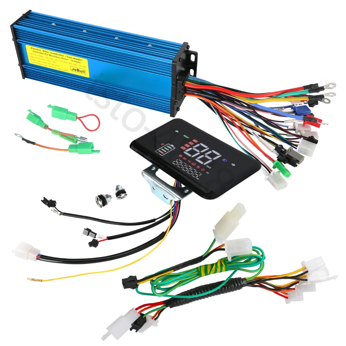 36v 48v 60v 72v 84V 2200W Brushless Controller+Display Ebike Go kart Buggy Golf