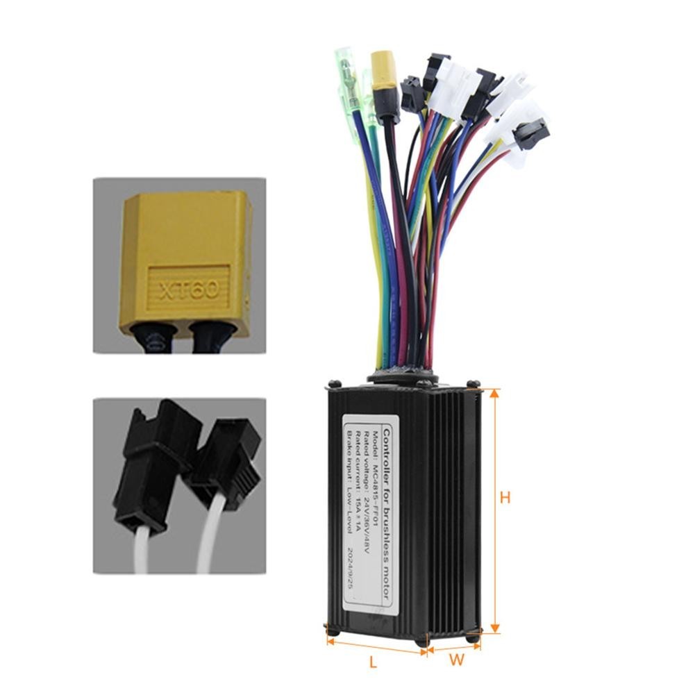 Brushless Controller Display Kit for Electric Bike Scooter 36V 48V 15A Power