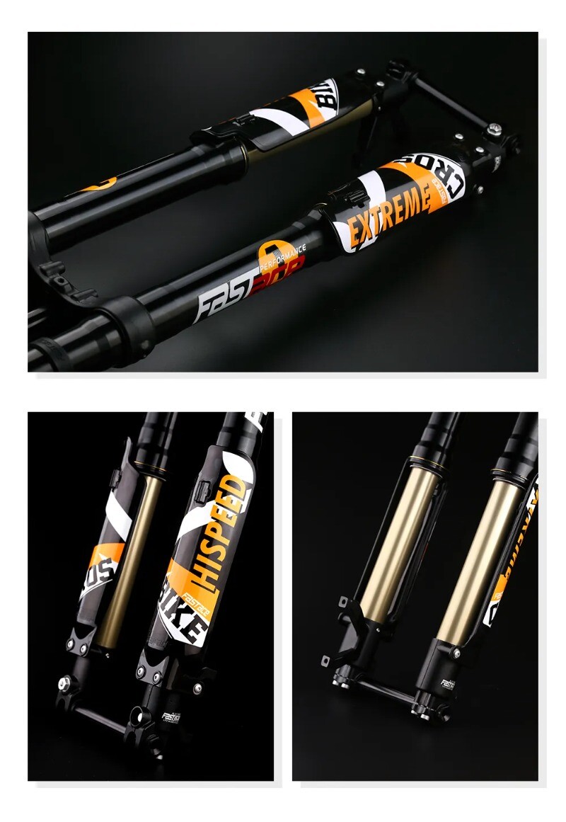 26/27.5/29″ MTB Bike Suspension Inverted Fork Oil Gas Fork Bicycle Downhill Fork