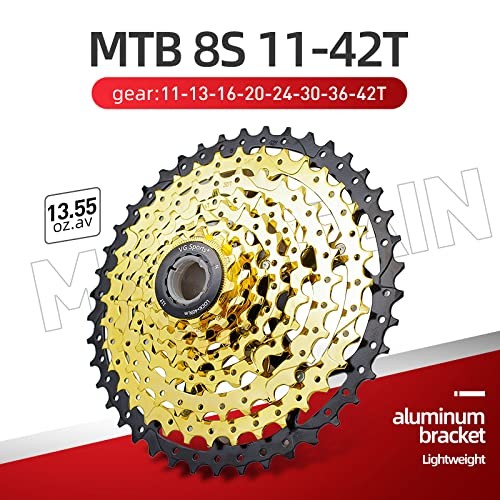 8/9/10/11/12 Speed Ultra-Light Bike Cassette for Mountain Bike 11-40T/11-42T/…