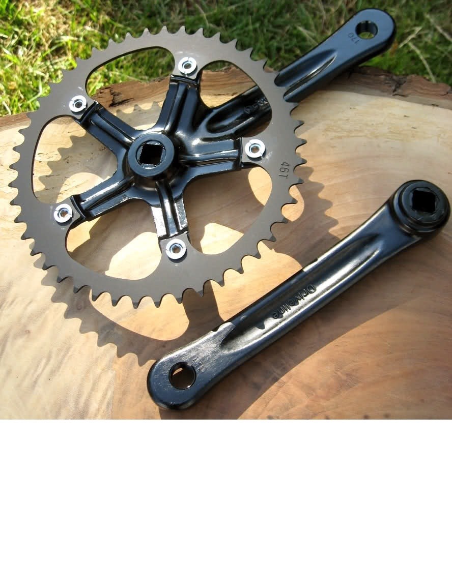 MURPHY Alloy Fixed Gear Bicycle Track Bike Crankset 46T 165MM – SHIPS FREE USA
