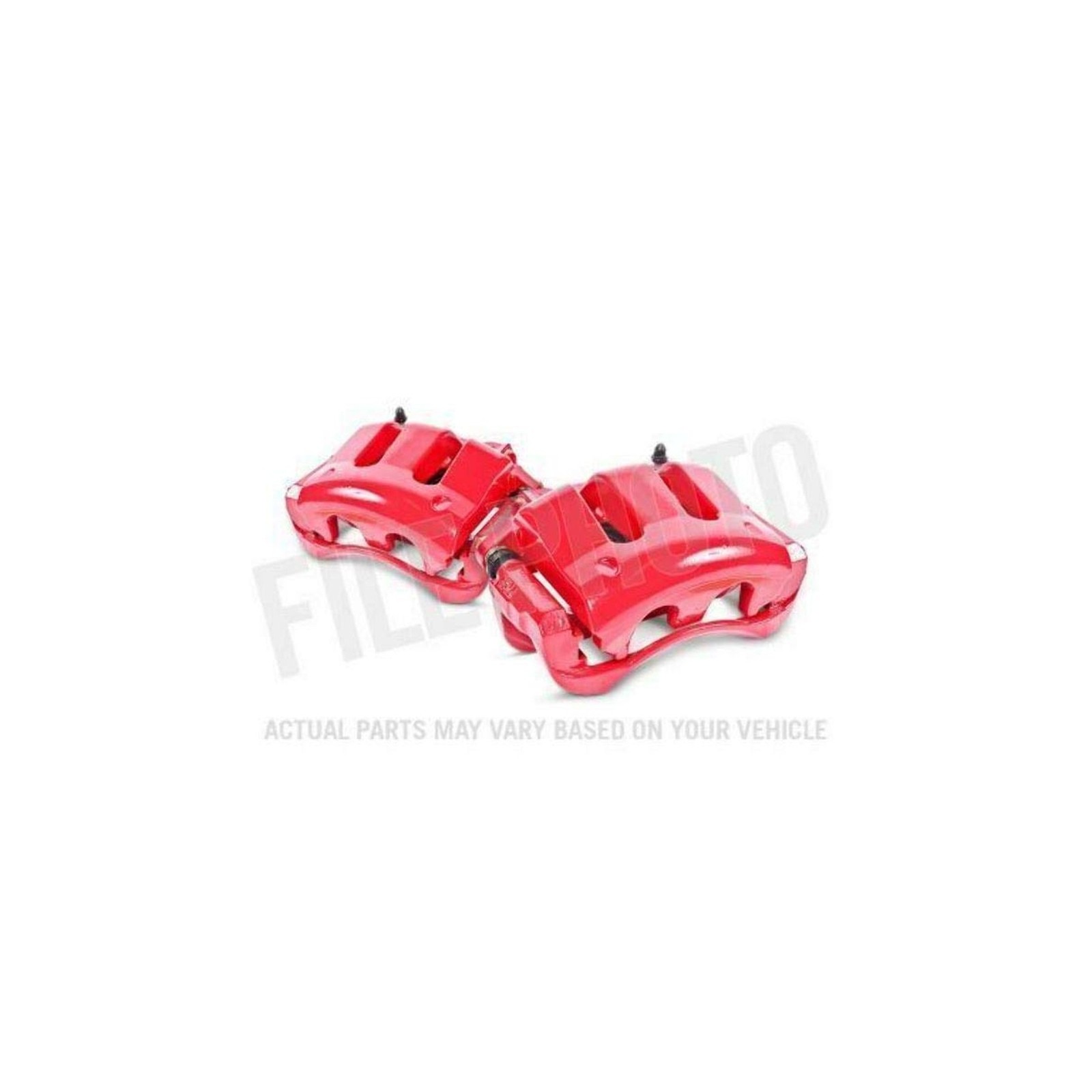 Power Stop S5054 Front Pair of High-Temp Red Powder Coated Calipers For 2007 …
