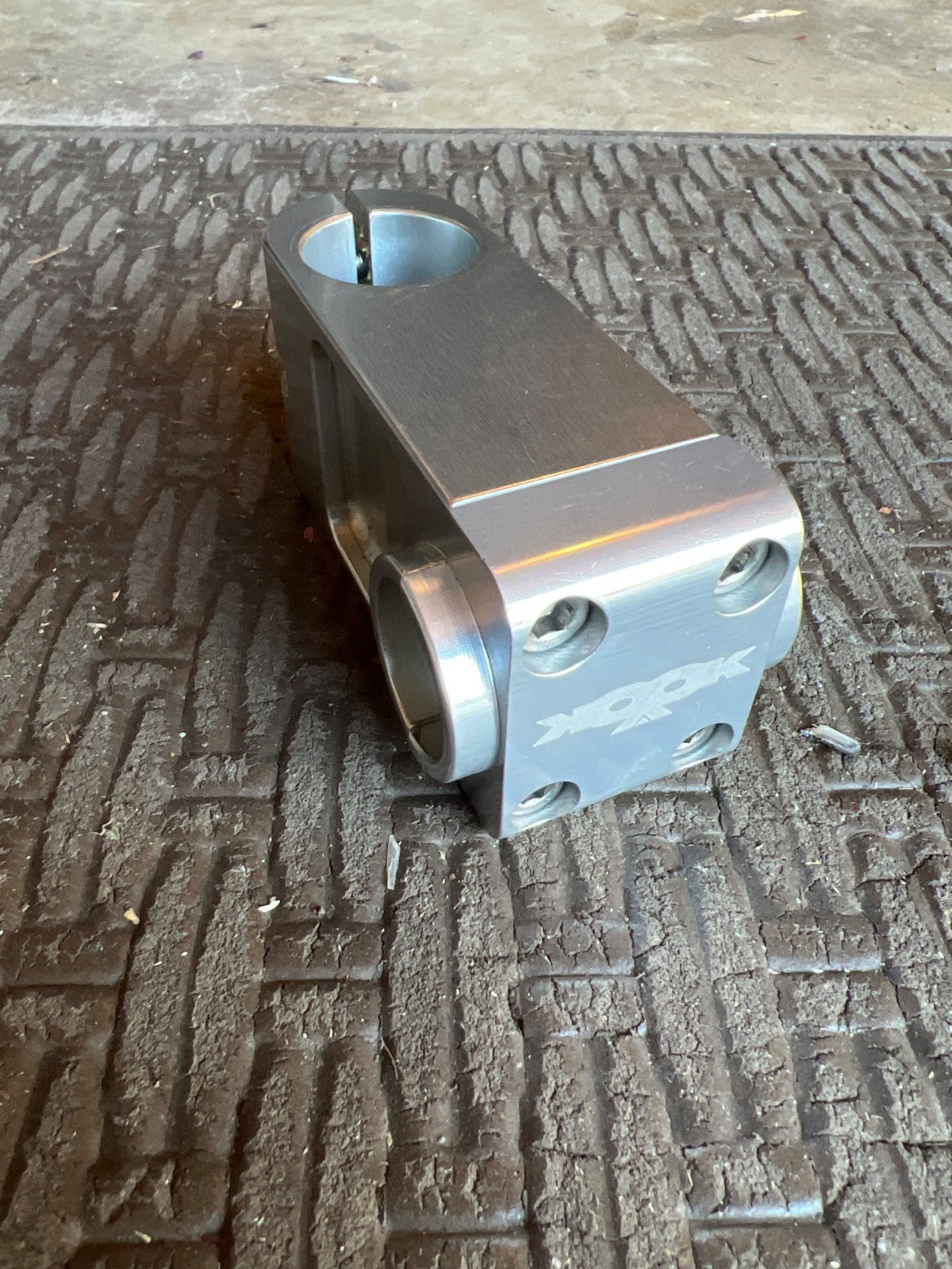 Kooka Vintage Silver Billet DH Stem 1 1/8 CNC, 90s MTB, 70mm