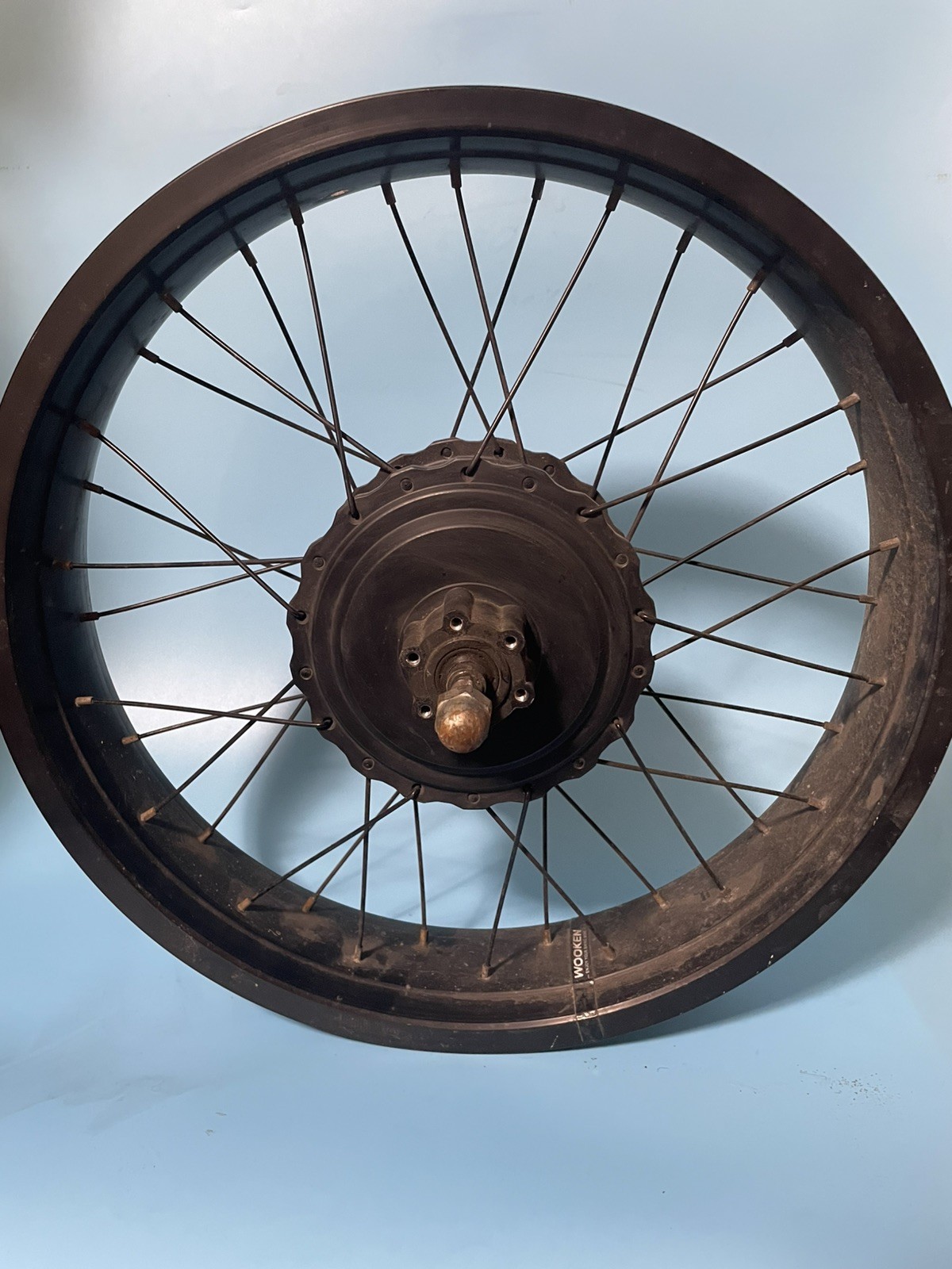 20″ 48V Electric Bicycle E-Bike Rear Wheel Hub Motor Fat Tire, for parts- Read