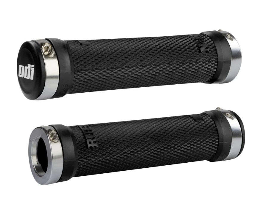 ODI RUFFIAN LOCK-ON MOUNTAIN BIKE GRIPS 130MM MTB NEW MULTICOLOR