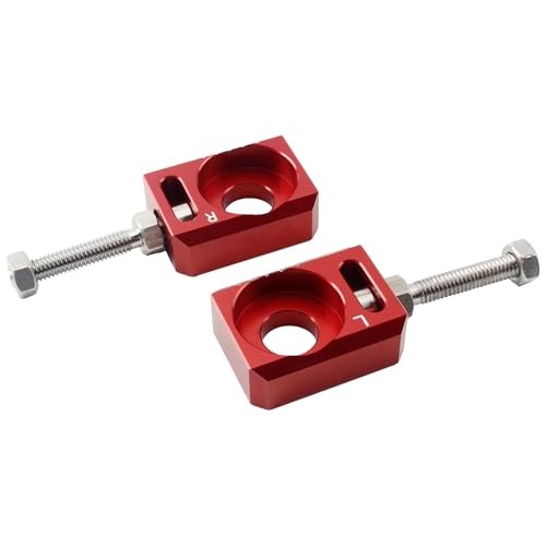 13mm 0.51″ Axle Block,CNC Chain Tensioner Adjuster Repalcement for Surron Red