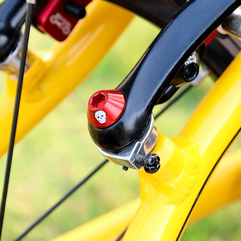 2/4PCS M6 Bike Brake Caliper Bolt 7075 Aluminum Alloy V Brake Screw MTB Road X