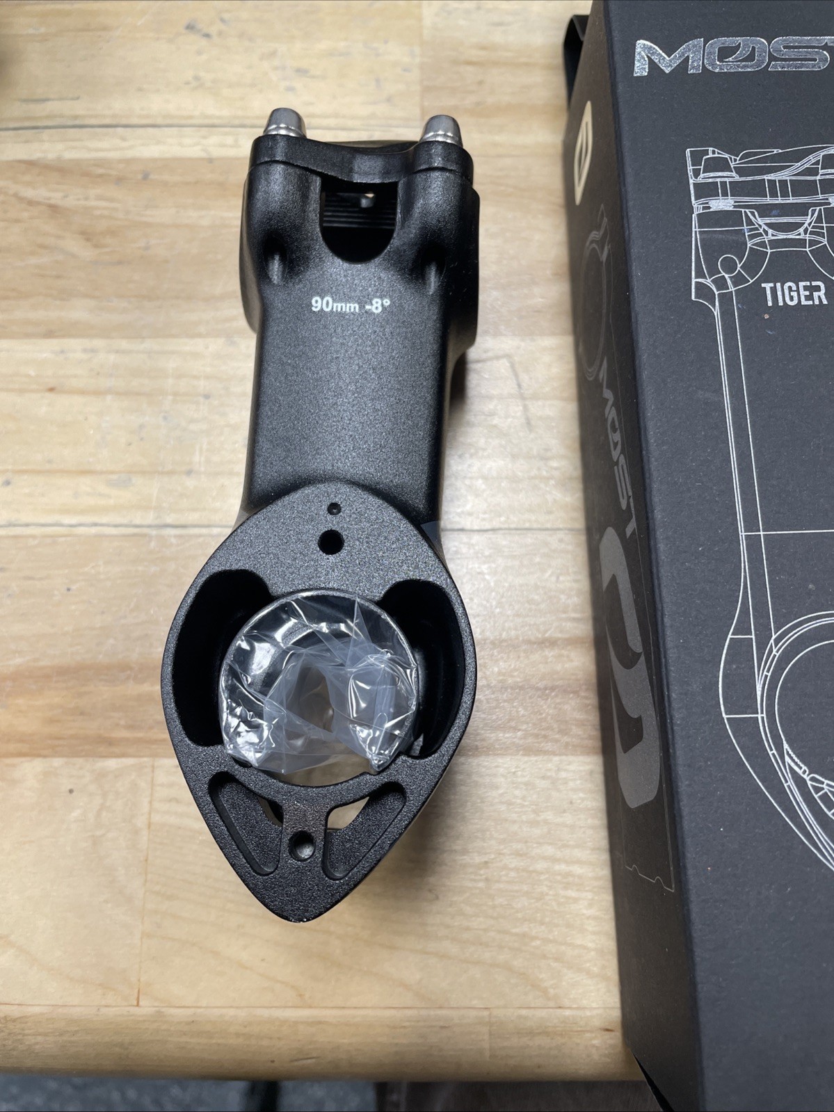 Pinarello / Most Tiger ALU Aero TiCR Stem 31.8mm x 90mm – 8°