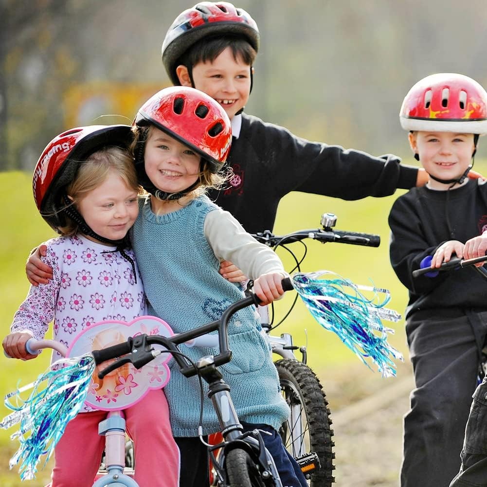 1Pair Kids Bike Handlebar Streamers, Children Scooter Handlebar Colorful Tassel