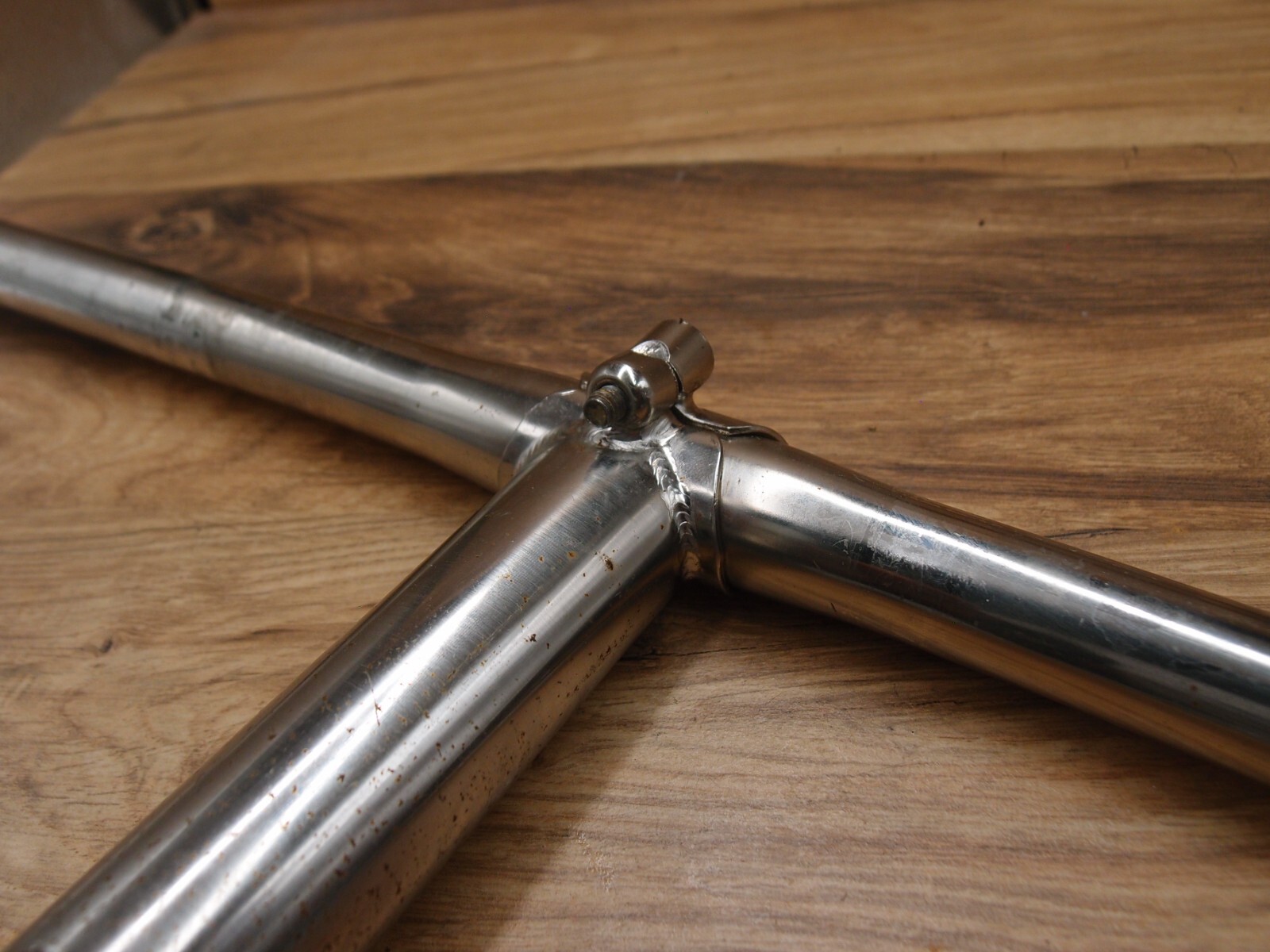 1990’s flat handlebar WH steel +steel CRMO quill stem 25.4 mm