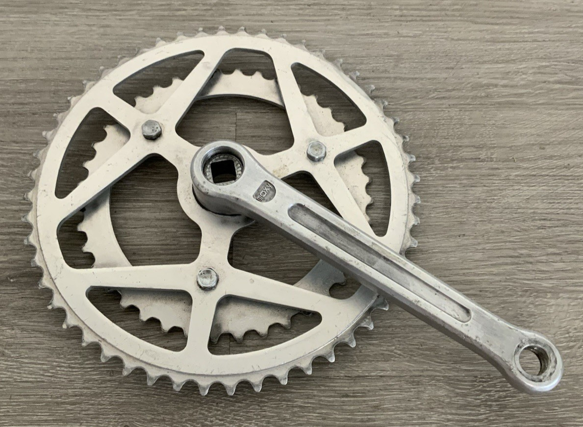 SUGINO MAXY CRANK SPIDER WITH RINGS 171 MM DOUBLE 5,6,7 SPEED SQUARE TAPER 9/16